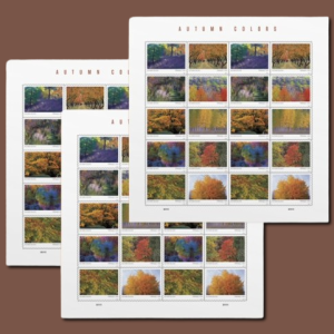 Autumn Colors Postage Stamps Forever
