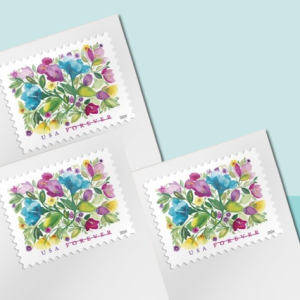 Celebration Blooms Postage Stamps Forever