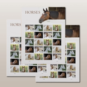 Horses Postage Stamps Forever