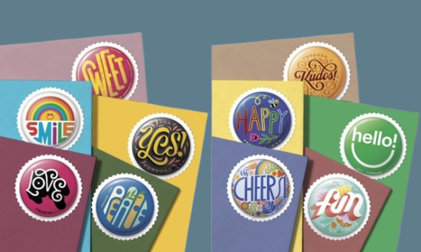 Pinback Buttons Postage Stamps Forever - Image 2