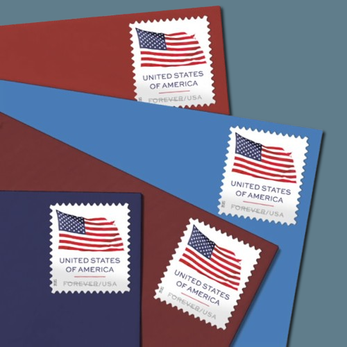2025 Flag Postage Book Stamps Forever
