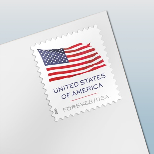2025 Flag Postage Stamps Forever