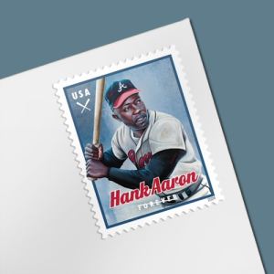 Hank Aaron Postage Stamps Forever