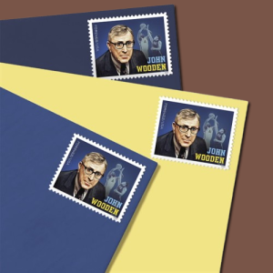 John Wooden Postage Stamps Forever