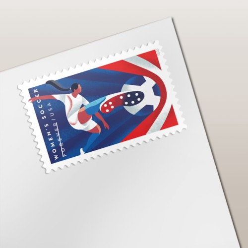 Women's Soccer Postage Stamps Forever - Image 2